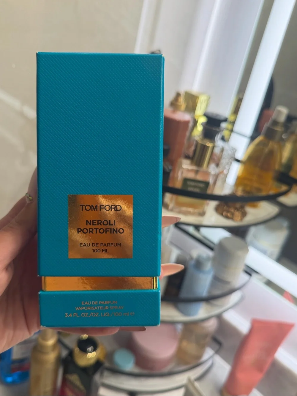 Tom Ford Neroli Portofino Bottle - Turquoise and Gold